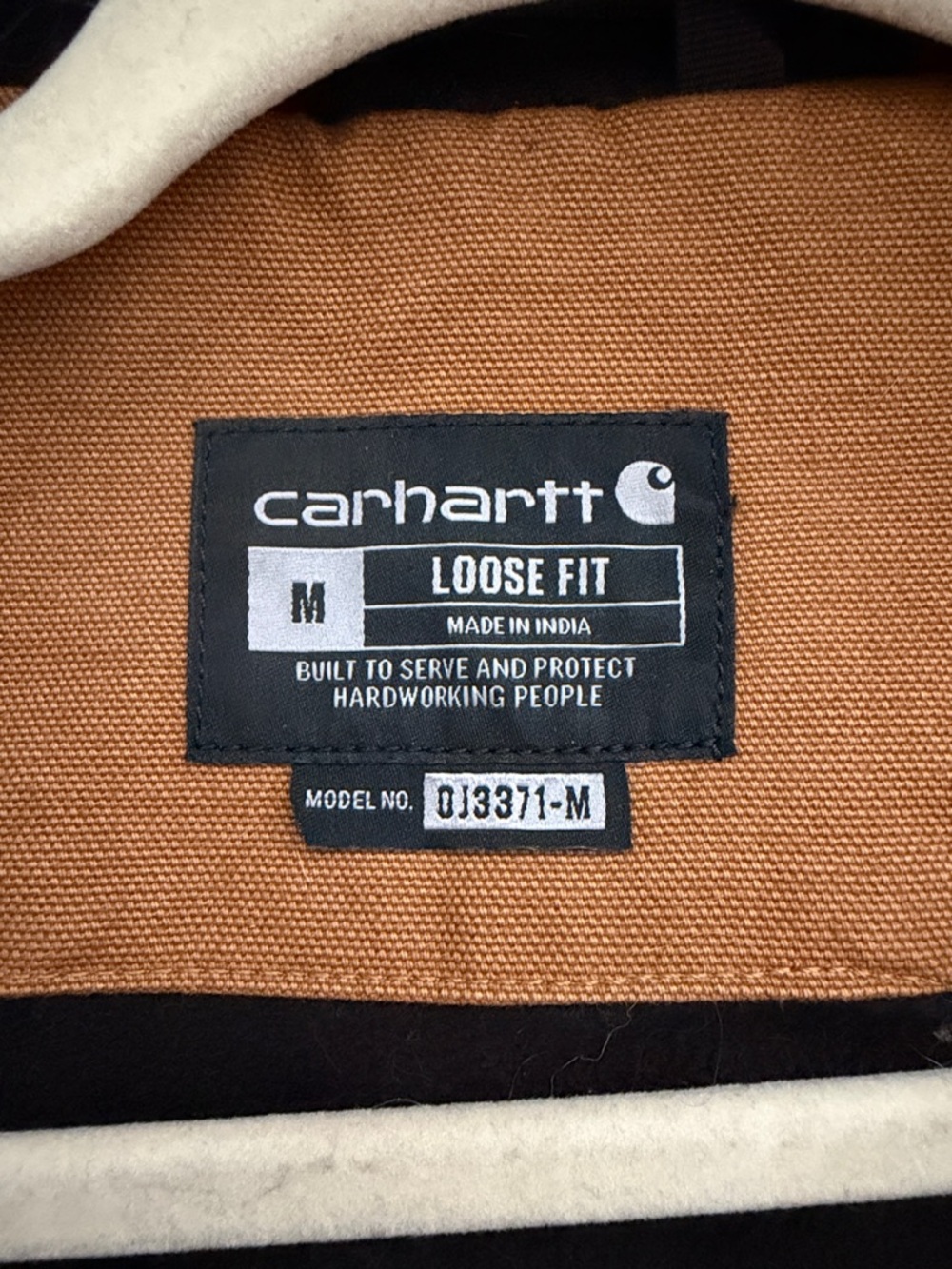 Carhartt Brown Hooded Canvas Work Jacket - Picture 11 of 11